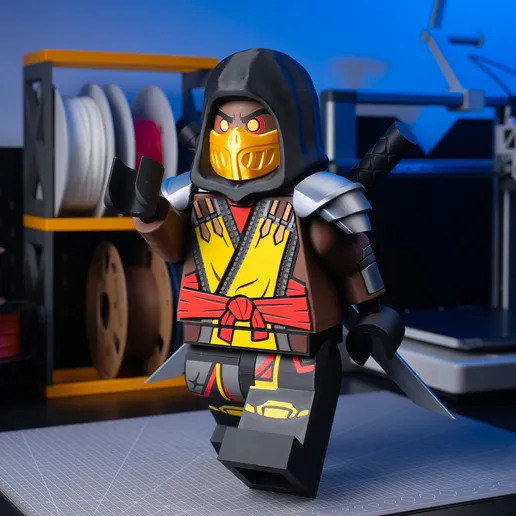 Mortal Kombat Scorpion Modular Figure