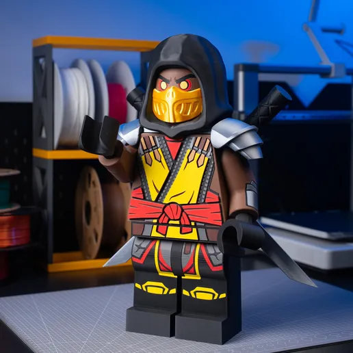 Mortal Kombat Scorpion Modular Figure