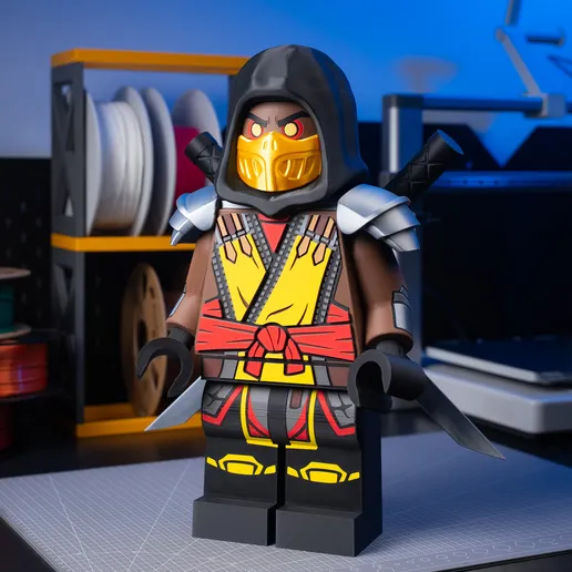 Mortal Kombat Scorpion Modular Figure