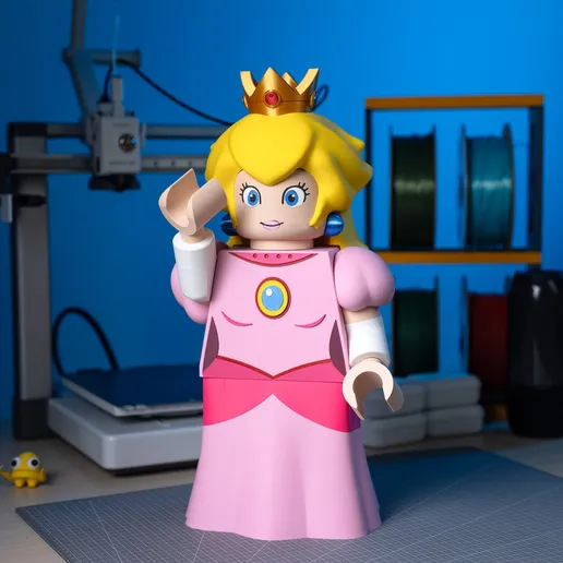 Princess Peach Modular Figure