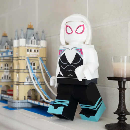 Spider Gwen Giant Minifigure (16") – Standalone Heroine!