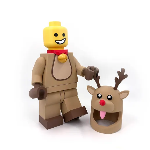 The Christmas Reindeer Modular Figure