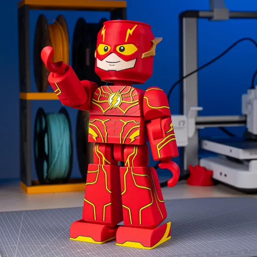 The Flash Movie Suit Modular Figure
