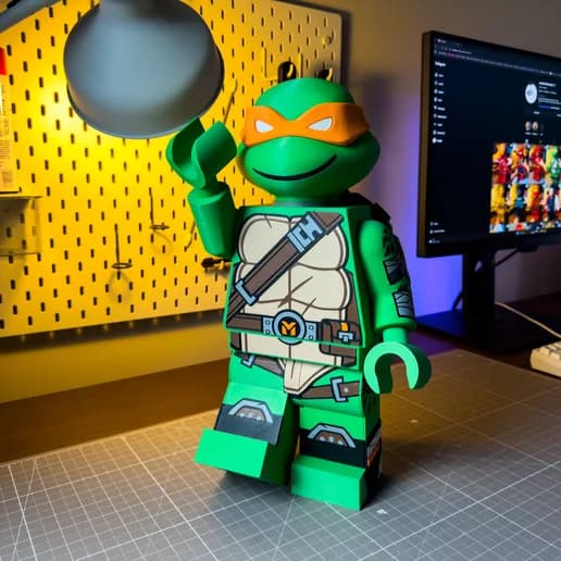TMNT Michelangelo Modular Figure